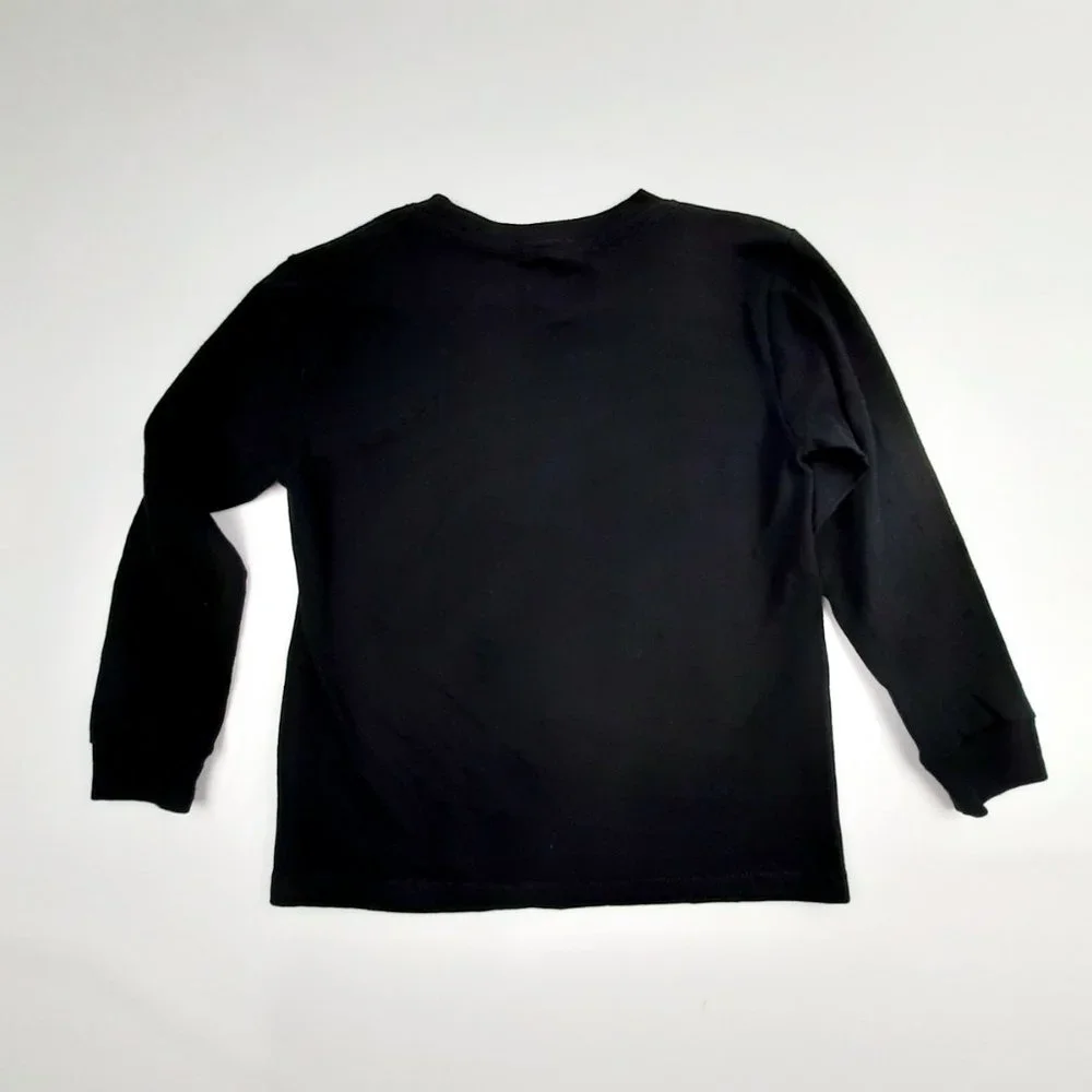 Minecraft Boys Long Sleeve T-shirt Size XS 4/5 Black